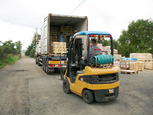 Pallet delivery to Belgium