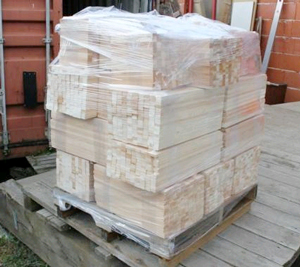 Sending goods on pallets to Finland