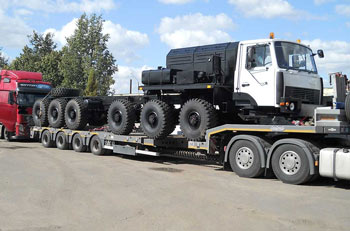 Machinery transport to Germany