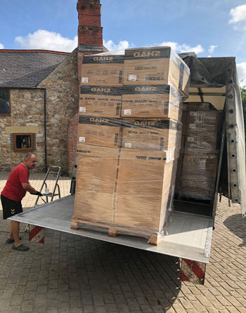 Same day pallet delivery to Luxembourg 
