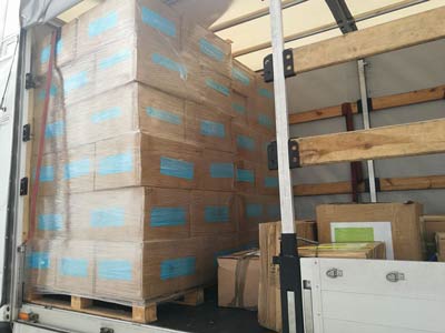 Pallet courier to Switzerland